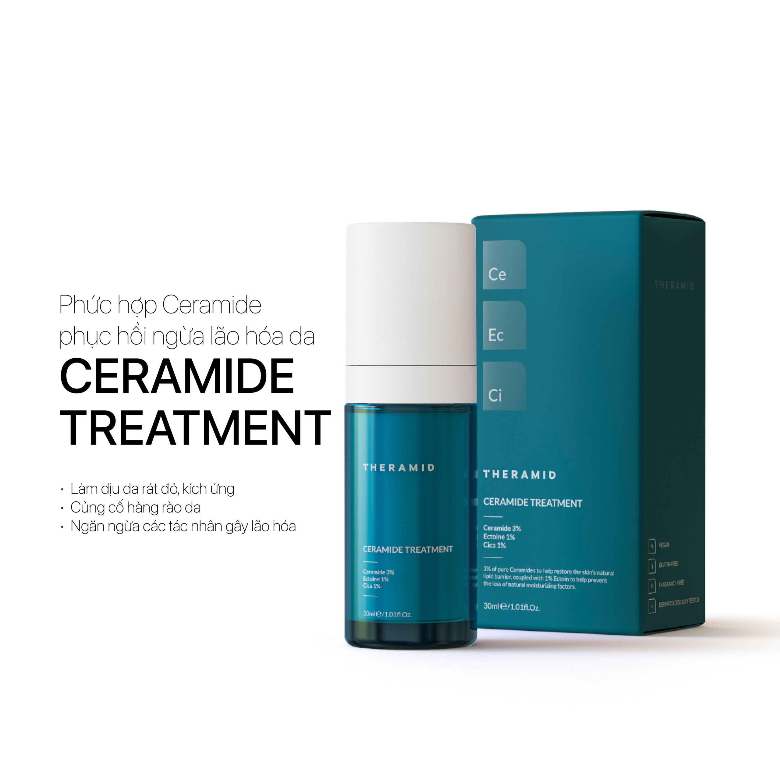 CERAMIDE TREATMENT Phức hợp ceramide phục hồi ngừa lão hóa da