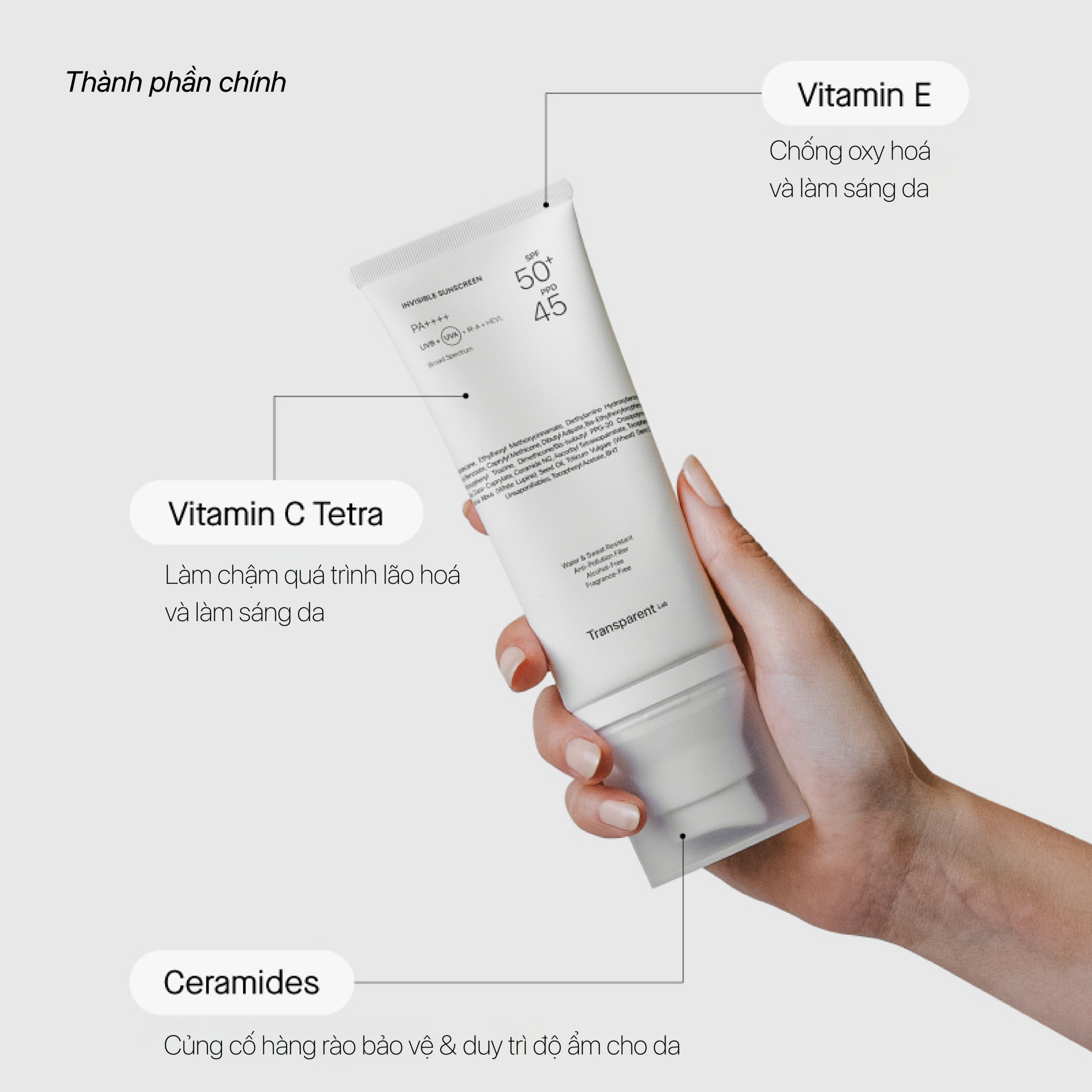 INVISIBLE SUNSCREEN SPF50+ - Ảnh 4