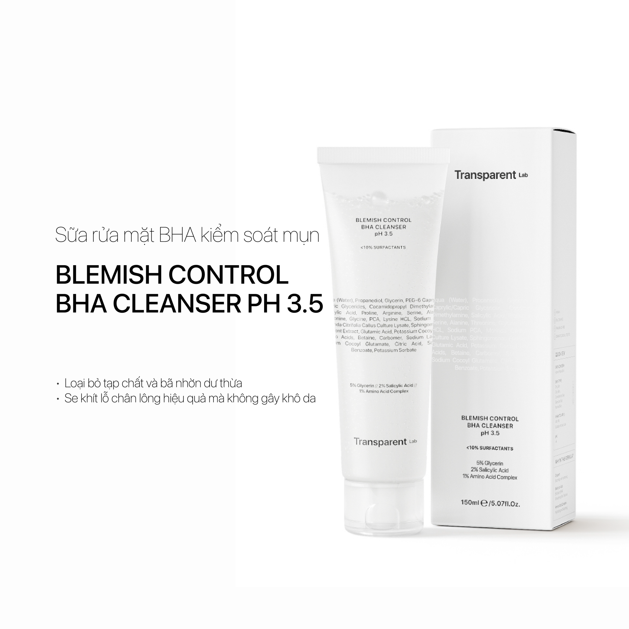 BLEMISH CONTROL BHA CLEANSER PH 3.5