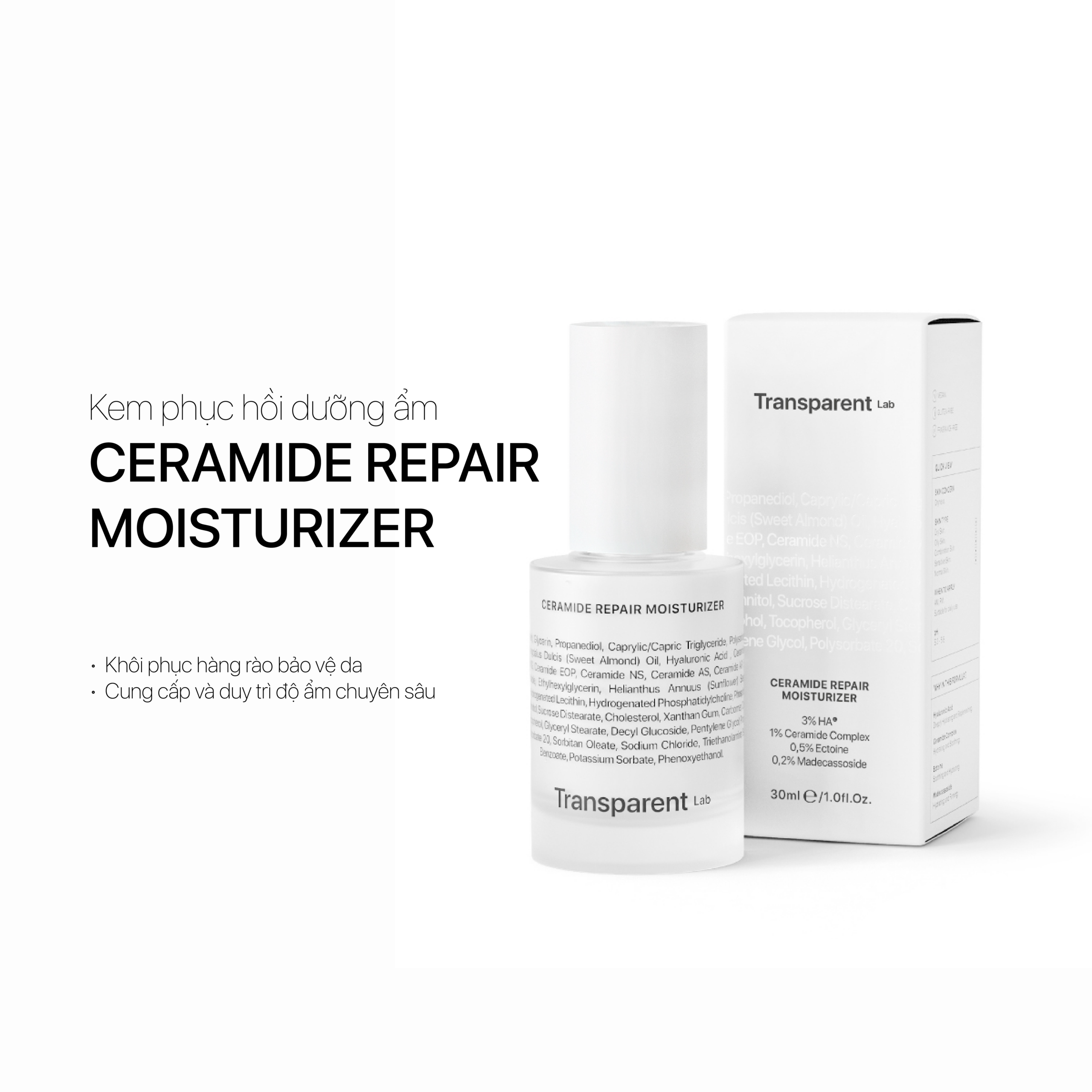 CERAMIDE REPAIR MOISTURIZER (Mini Size) 10ml - Ảnh 2