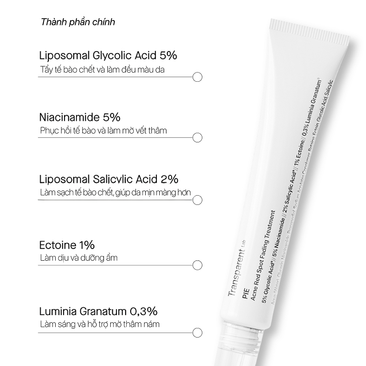 PIE ACNE RED SPOT FADING TREATMENT - Ảnh 4