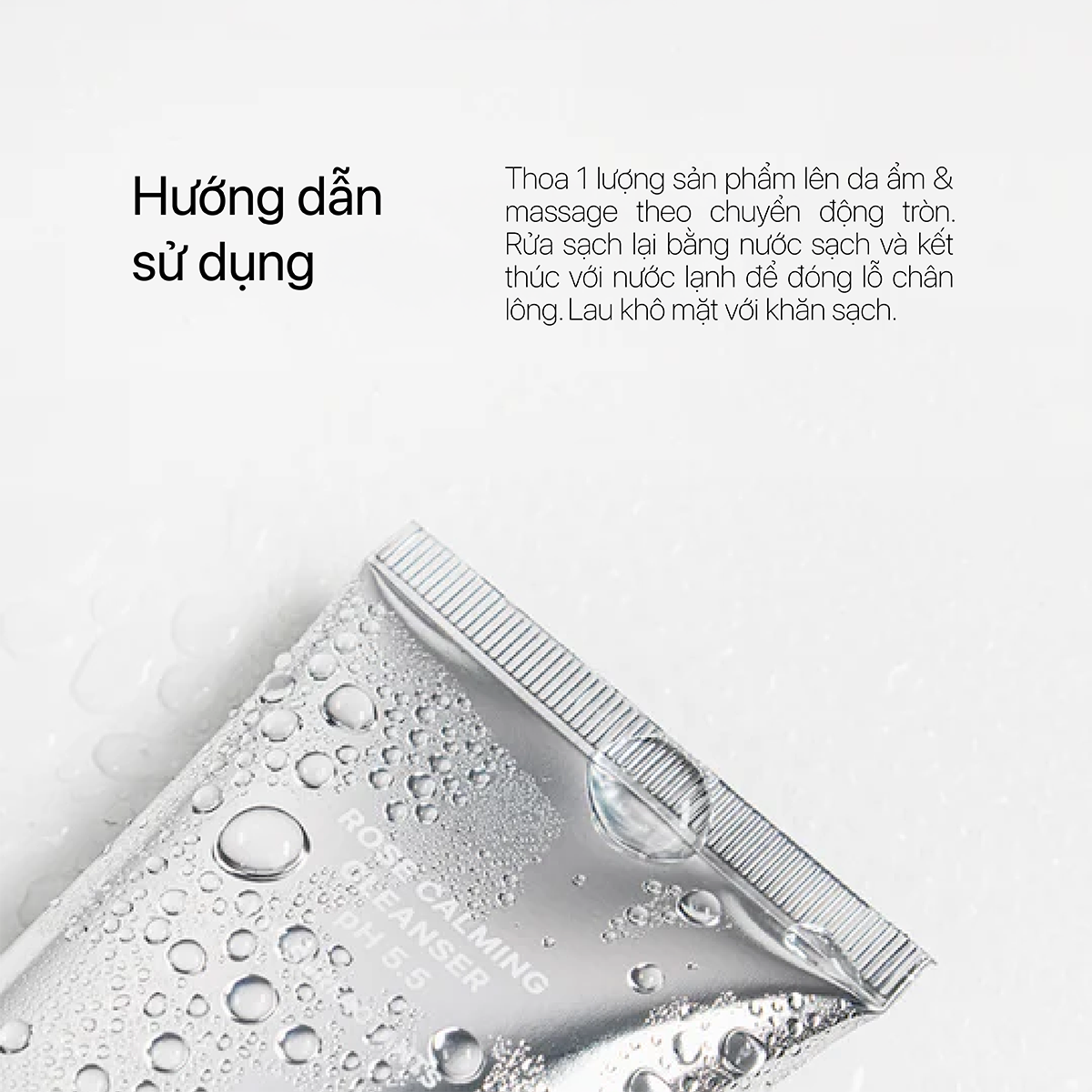ROSE CALMING CLEANSER PH 5.5 - Ảnh 6