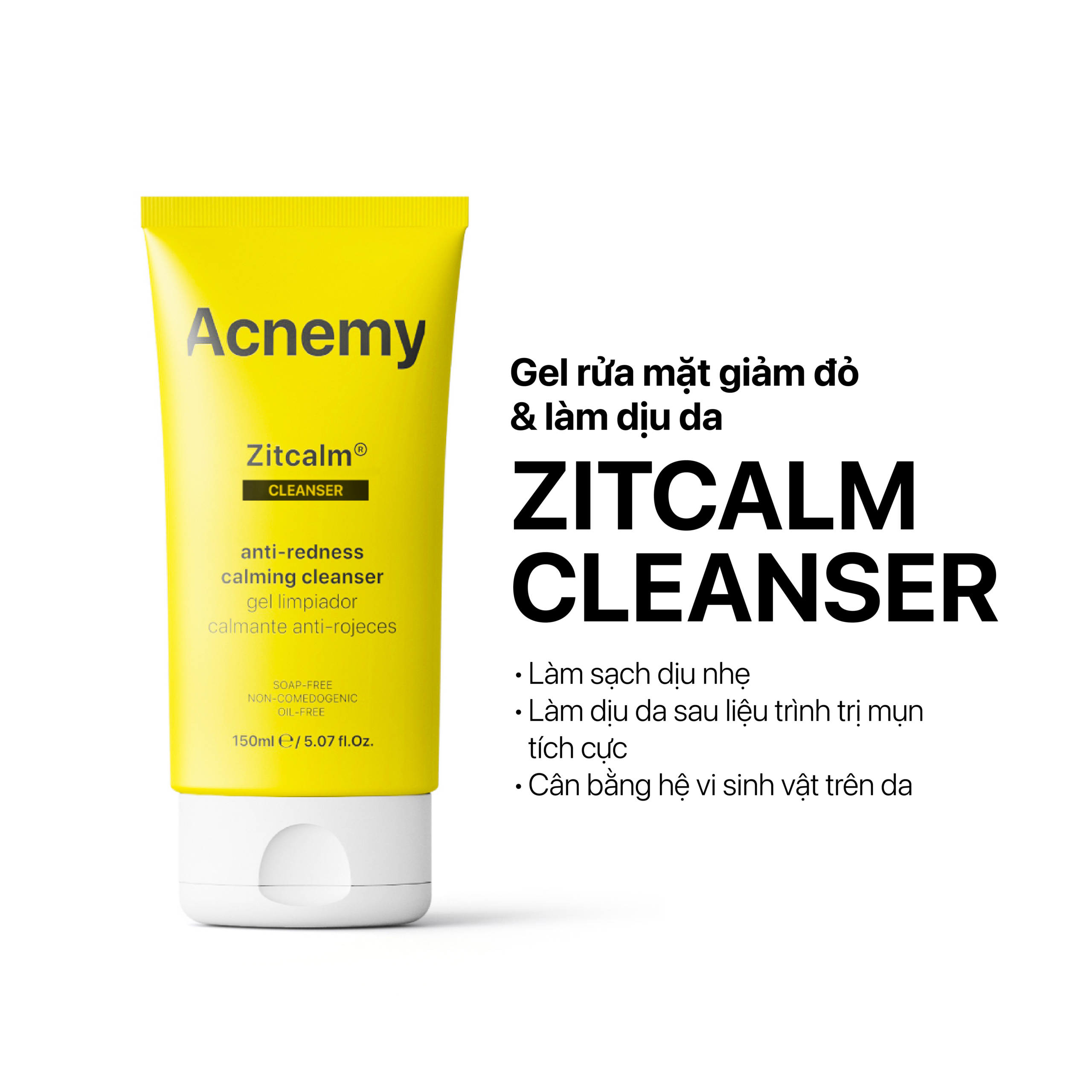 ZITCALM® ANTI REDNESS CALMING CLEANSER - Ảnh 2