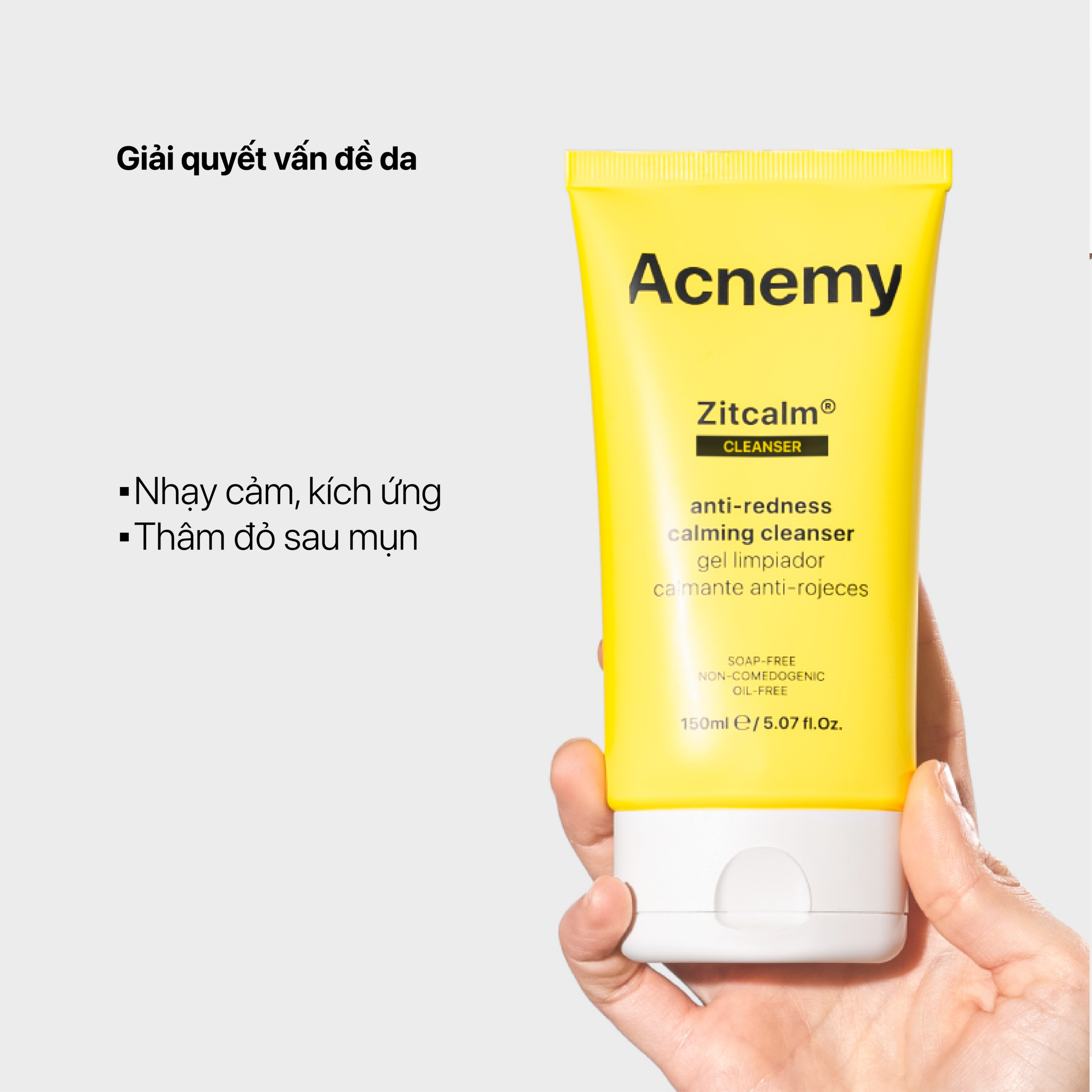 ZITCALM® ANTI REDNESS CALMING CLEANSER - Ảnh 8