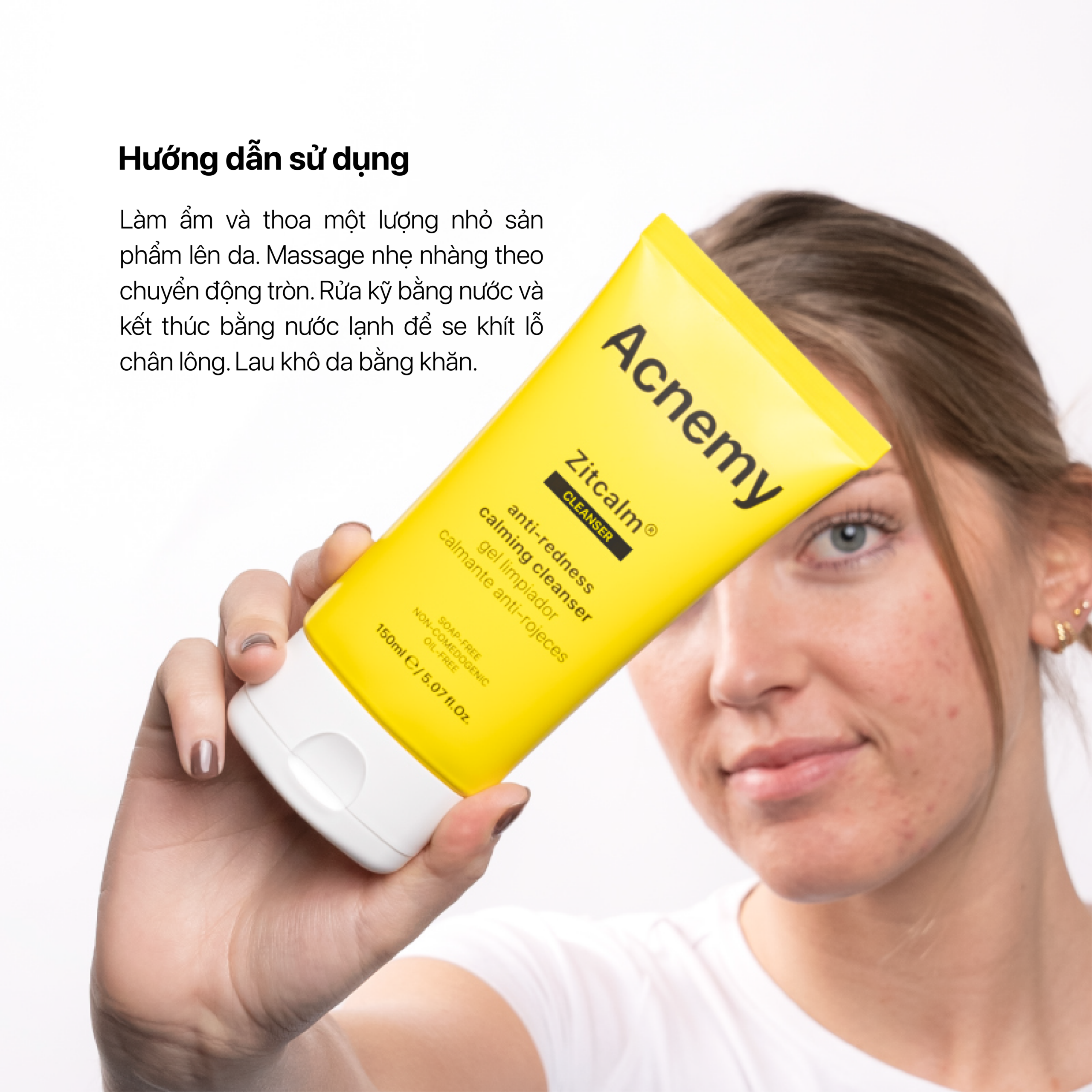 ZITCALM® ANTI REDNESS CALMING CLEANSER - Ảnh 9