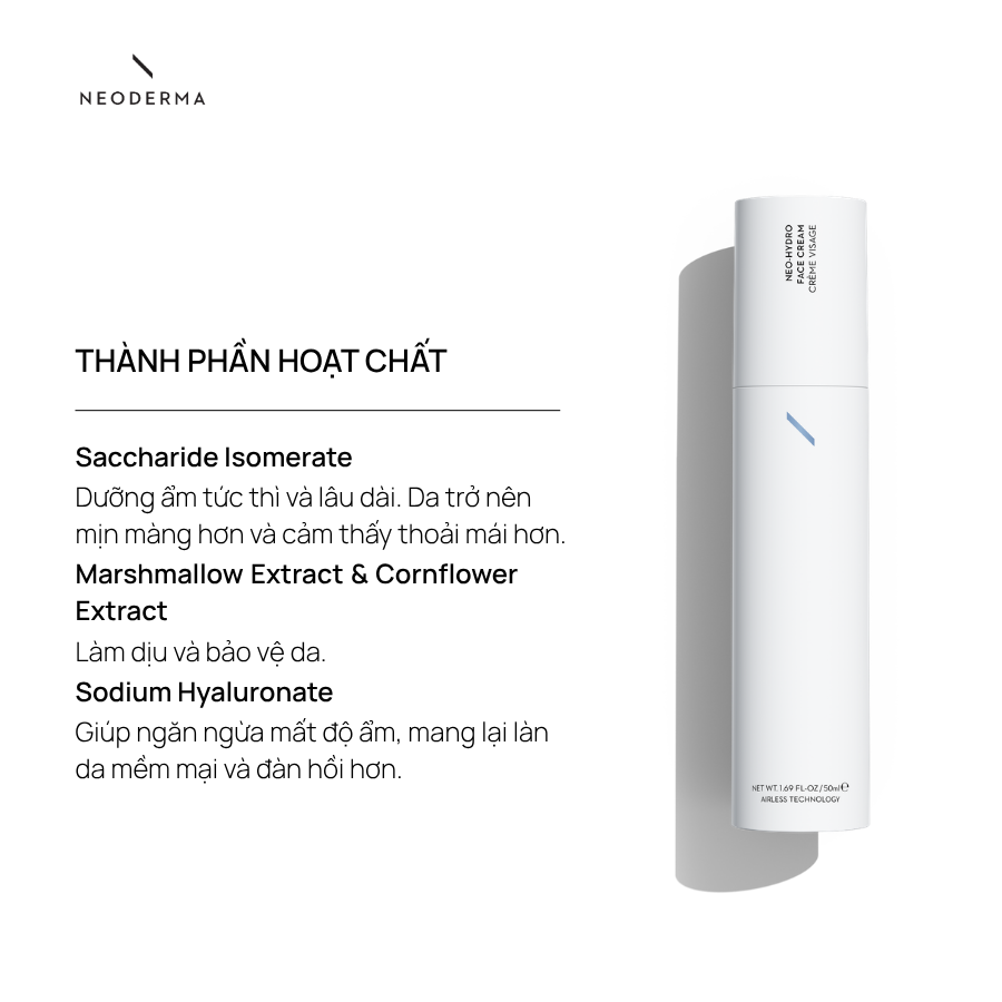 Neo-Hydro Face Cream Neo Hydro kem cấp ẩm - Ảnh 2