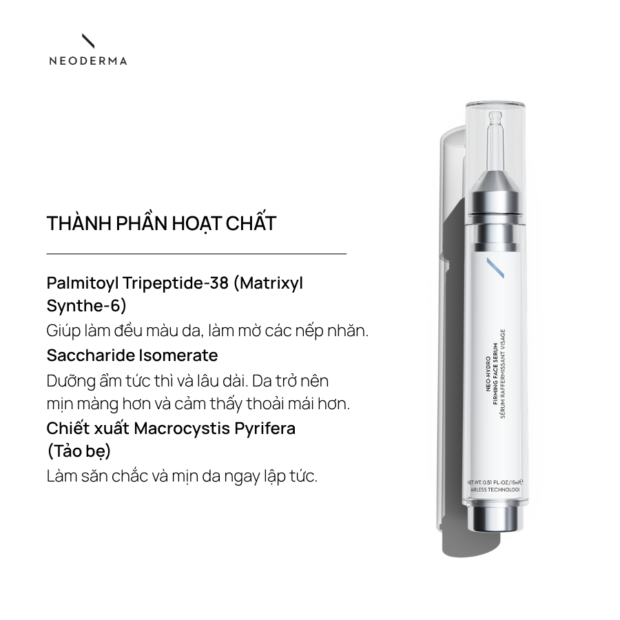 Neo-Hydro Firming Face Serum Neo Hydro huyết thanh nâng cơ, săn chắc da - Ảnh 2