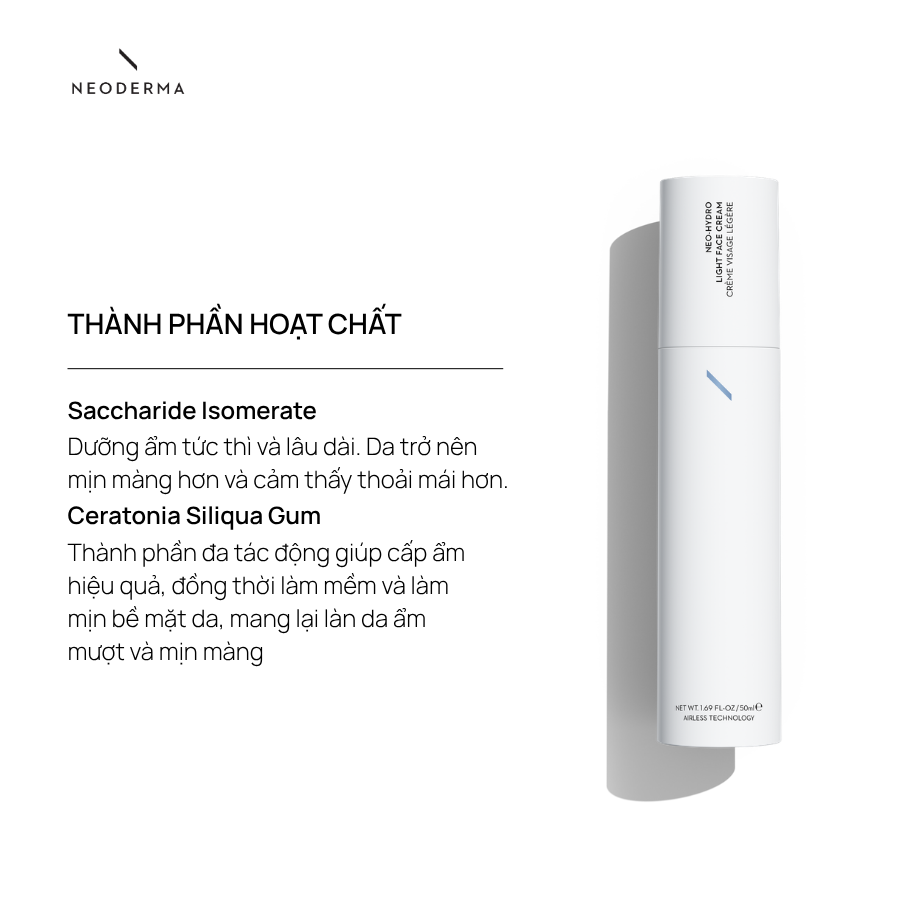 Neo-Hydro Light Face Cream Neo Hydro Kem dưỡng cấp ẩm làm sáng da - Ảnh 2